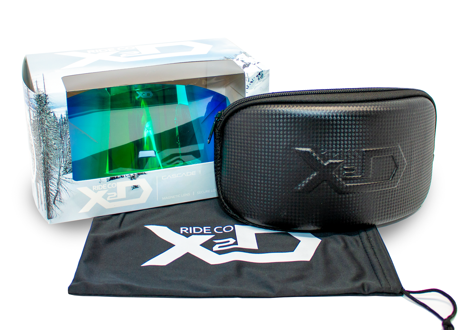 X2D CASCADE Magnetic Lens Goggles — X2D RIDE COMPANY